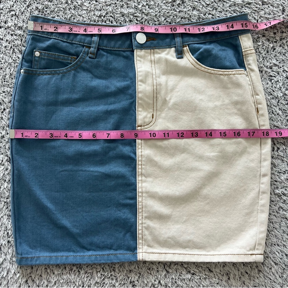 Urban outfitters BDG Two-Tone Pencil Mini Skirt - Picture 4 of 7